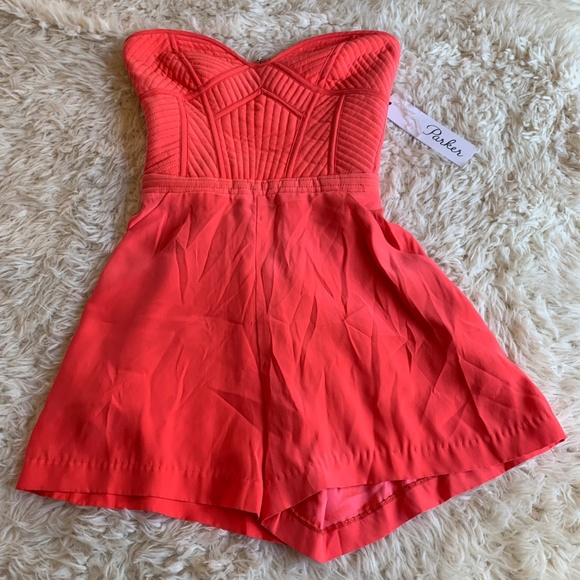 ❌SOLD❌NWT Parker Sutton Jumper Romper Shock - Picture 3 of 7